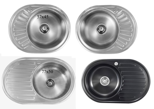 Lavello cucina 77x50 57x45 - lavello,