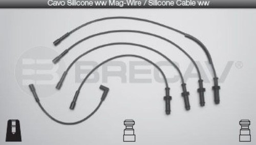 Kit cavi candele per peugeot - kit,