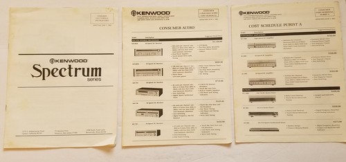 Kenwood spectrum series and - kenwood,