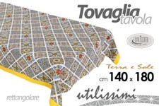 Tovaglia da Cucina Tavola Decoro Terra e Sole Rettangolare 140 x 180 cm