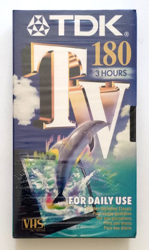 Vhs tdk 180 - 180, tape
