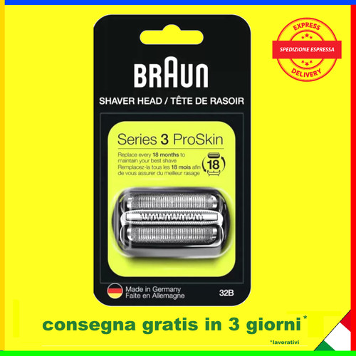 Testina braun ricambio rasoio - ricambio,