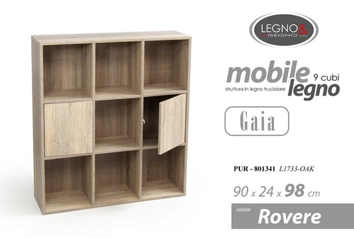 Libreria cubo moderna scaffale - libreria,