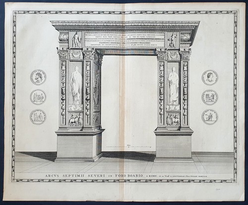 Stampa antica arco argentari - stampa,