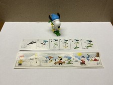 SNOOPY SCI VERDI PEANUTS 2 CON CARTINA KINDER FERRERO K00 53