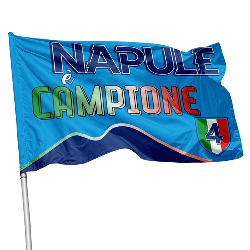 Bandiera napoli campione - bandiera,