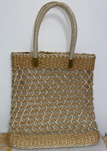 Borsa paglia intrecciata - di,