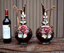 Coppia antichi vasi brocca