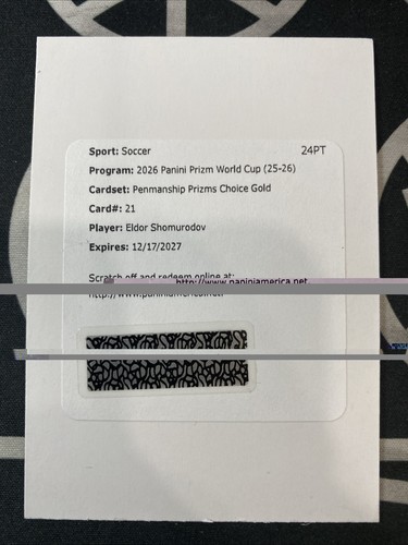 2026 panini prizm fifa - 2026, world