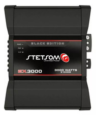 Stetsom EX3000 Black Edition Amplificatore digitale per auto 2 Ohm 3000 W RMS...