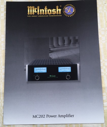 Mcintosh mc202 power - mc202, amplifier