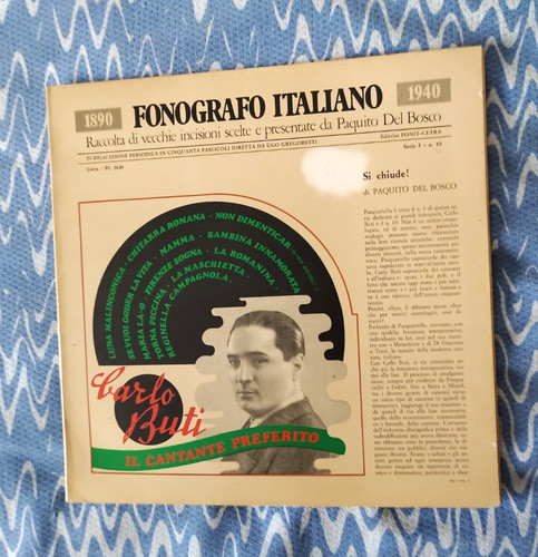 Fonografo italiano carlo - fonografo,