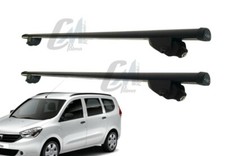 IRON120+BM05 BARRE PORTATUTTO FARAD ACCIAIO NERE DACIA LODGY 5p DAL 2012 IN POI 