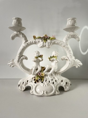 Candelabro bassano ceramica - candelabro,