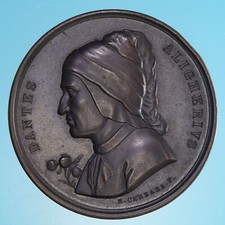 DANTE ALIGHIERI MEDAGLIA SENZA