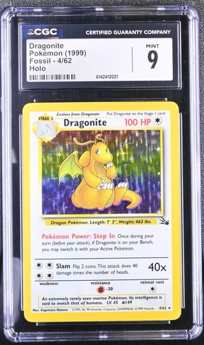 Cgc carte pokemon dragonite - carte,
