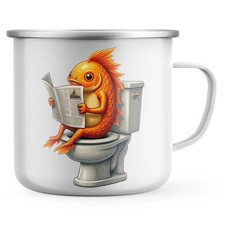 Divertente Tazza Smaltata