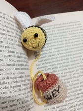 Segnalibro all'uncinetto fatto