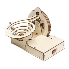 Pista per biglie in legno