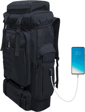 80L Zaino Tattico Militare per Escursionismo Da Campeggio, Zaini Da Viaggio Di G