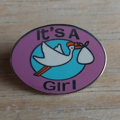 Girl spilla cicogna - it's,