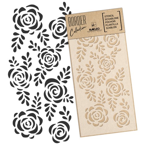 Stencil riutilizzabile bordo - stencil,