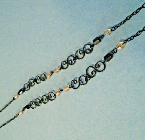 Ferma occhiali metallo - , marrone