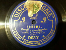 78 giri-10 "O MATTEINI e E BADINI " BOHEME "  DISCO LA CIGALE  D 9301 VG+