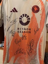 maglia as roma Autografata