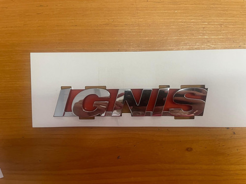 Scritta cromo ignis suzuki - scritta,