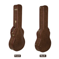 Custodia chitarra jazz Crossrock 17" per chitarre Archtop Hollow-Body-Blossom Brown
