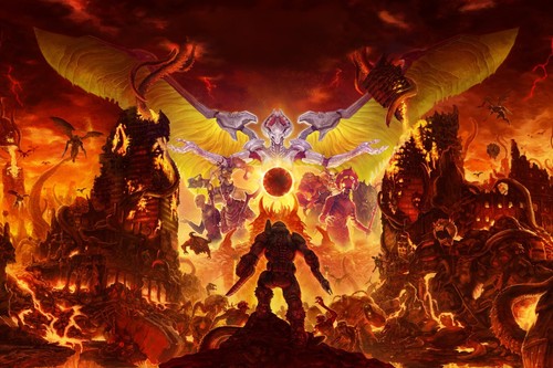 Doom poster eterno arte - eterno, da