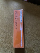 Sambonet Hannah 6 Forchettine Dolce Nuove Sigillate Compasso D’Oro 1994