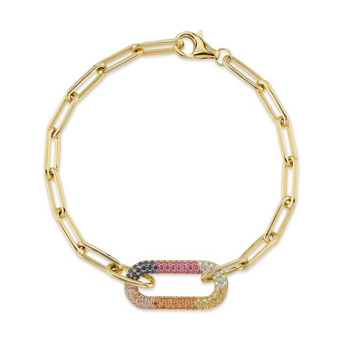 14k oro diamante arcobaleno - 14k,