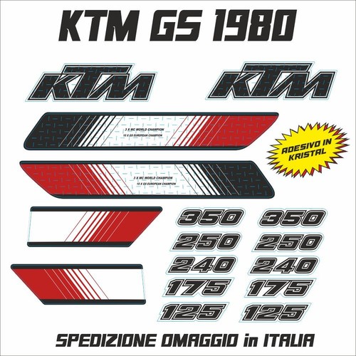 Ktm 1980 125 250 - 125-, kit