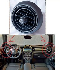 bocchetta aria laterale cruscotto NERO 64229262413 MINI F55 F56 F57 ORIGINALE