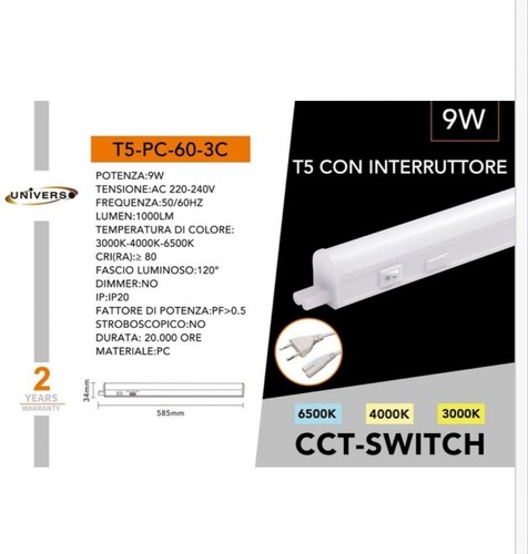 Plafoniera led 3c 9w - plafoniera,