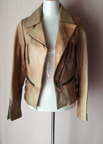 Giubbotto donna pelle vintage