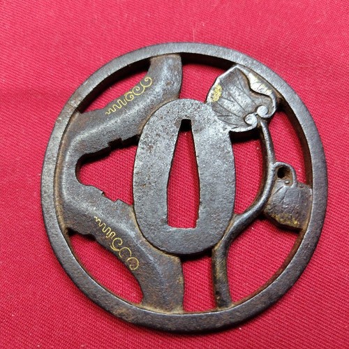 Antica spada giapponese - , tsuba