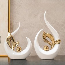 Set di 2 Statue Astratte