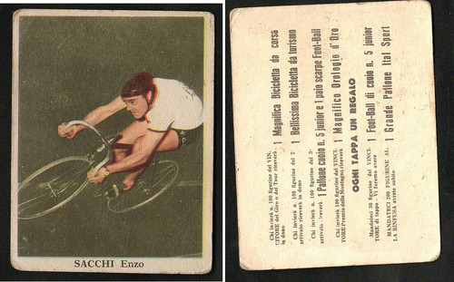 Figurina cartonata ciclismo - figurina,