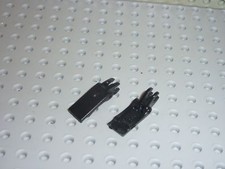 2 x Pinces LEGO black Grab Jaw