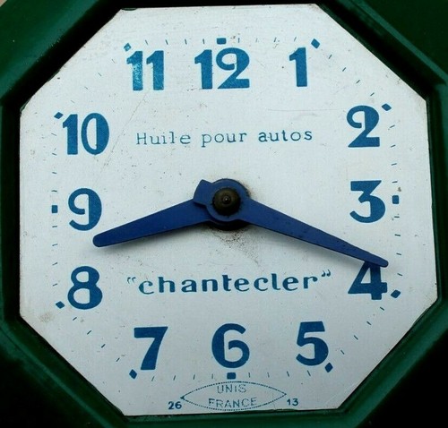 Pendule publicitaire huile - pendule,