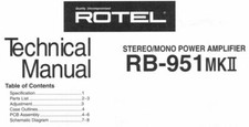 ROTEL RB-951MKII, RA-870
