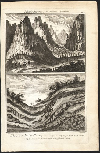 1768 gravure originale vue des - 1768,