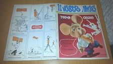 ALBUM FIGURINE PAVESI-IL VOSTRO AMICO TOPO GIGIO-1968- RARO !