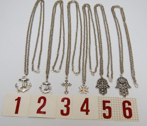 Collana ciondolo ancora croce - ancora,