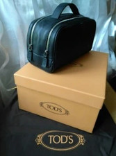 Beauty case nero pelle TOD'S