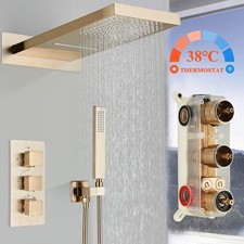 Rubinetto doccia incasso oro