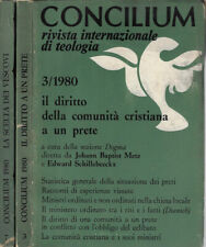 Concilium N. 3, 7 Anno 1980. Rivista internazionale di teologia. AA.VV.. 1980. .